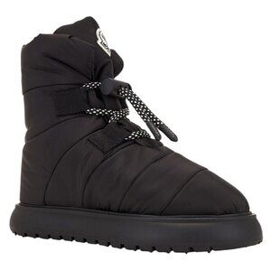 Moncler Gaia Pull Snow Boots in Black 40 New with Box Womens Winter Shoes